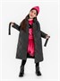 Пальто стёганое для девочек AmaroBaby TRENDY, графит AB-OD22-TRENDY29/10-116