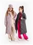 Пальто стёганое для девочек AmaroBaby TRENDY, графит AB-OD22-TRENDY29/10-116