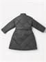 Пальто стёганое для девочек AmaroBaby TRENDY, графит AB-OD22-TRENDY29/10-116