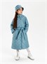 Пальто стёганое для девочек AmaroBaby TRENDY, голубой AB-OD22-TRENDY29/19-116