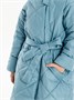 Пальто стёганое для девочек AmaroBaby TRENDY, голубой AB-OD22-TRENDY29/19-116