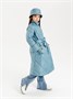 Пальто стёганое для девочек AmaroBaby TRENDY, голубой AB-OD22-TRENDY29/19-116