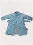 Пальто стёганое для девочек AmaroBaby TRENDY, голубой AB-OD22-TRENDY29/19-116