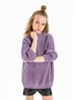 Свитер для девочки Amarobaby KNIT Soft, фиолетовый AB-OD21-KNITS2602/22-122