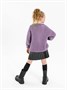 Свитер для девочки Amarobaby KNIT Soft, фиолетовый AB-OD21-KNITS2602/22-122