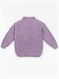 Свитер для девочки Amarobaby KNIT Soft, фиолетовый AB-OD21-KNITS2602/22-122