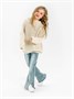 Свитер для девочки Amarobaby KNIT Soft, молочный AB-OD21-KNITS2602/33-122