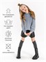 Свитер для девочки Amarobaby KNIT Soft, серый AB-OD21-KNITS2602/11-122