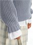 Свитер для девочки Amarobaby KNIT Soft, серый AB-OD21-KNITS2602/11-122