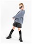 Свитер для девочки Amarobaby KNIT Soft, серый AB-OD21-KNITS2602/11-122