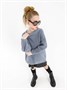 Свитер для девочки Amarobaby KNIT Soft, серый AB-OD21-KNITS2602/11-122