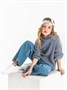 Свитер для девочки Amarobaby KNIT Soft, серый AB-OD21-KNITS2602/11-122