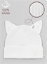 Чепчик (шапочка) детская AMAROBABY Fashion Cat, молочный AB-OD22-NE16FCa1/33-38