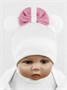 Чепчик (шапочка) детская AMAROBABY Fashion Mini, молочный AB-OD22-NE16FMi1/33-38