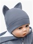 Чепчик (шапочка) детская AMAROBABY Nature essence cat, серый AB-OD22-NE16Ca/11-38