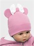 Чепчик (шапочка) детская AMAROBABY Nature essence mini, розовый AB-OD22-NE16Mi1/06-38