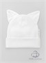 Чепчик (шапочка) детская AMAROBABY Nature essence cat, молочный AB-OD22-NE16Ca/33-38