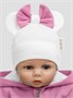Чепчик (шапочка) детская AMAROBABY Nature essence mini, молочный AB-OD22-NE16Mi1/33-38