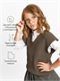 Жилет для девочки Amarobaby KNIT, бежевый AB-OD21-KNIT10/03-122