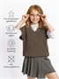 Жилет для девочки Amarobaby KNIT, бежевый AB-OD21-KNIT10/03-122