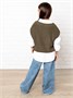 Жилет для девочки Amarobaby KNIT, бежевый AB-OD21-KNIT10/03-122