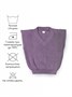 Жилет для девочки Amarobaby KNIT, сиреневый AB-OD21-KNIT10/17-122
