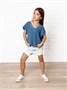 Жилет для девочки Amarobaby KNIT, голубой AB-OD21-KNIT10/19-122