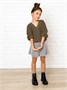 Свитер для девочки Amarobaby KNIT, бежевый AB-OD21-KNIT2601/03-122