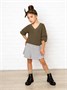 Свитер для девочки Amarobaby KNIT, бежевый AB-OD21-KNIT2601/03-122