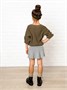 Свитер для девочки Amarobaby KNIT, бежевый AB-OD21-KNIT2601/03-122