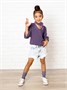Свитер для девочки Amarobaby KNIT, сиреневый AB-OD21-KNIT2601/17-122