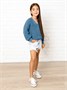 Свитер для девочки Amarobaby KNIT, голубой AB-OD21-KNIT2601/19-122