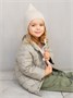 Шапка детская вязаная Amarobaby Pure Love Elf, демисезонная, молочный AB-OD22-PLEl16/33-38