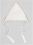 Шапка детская вязаная Amarobaby Pure Love Elf, демисезонная, молочный AB-OD22-PLEl16/33-38