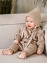 Шапка детская вязаная Amarobaby Pure Love Elf, демисезонная, бежевый AB-OD22-PLEl16/03-38