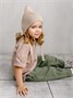 Шапка детская вязаная Amarobaby Pure Love Elf, демисезонная, бежевый AB-OD22-PLEl16/03-38