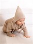 Шапка детская вязаная Amarobaby Pure Love Elf, демисезонная, бежевый AB-OD22-PLEl16/03-38