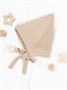 Шапка детская вязаная Amarobaby Pure Love Elf, демисезонная, бежевый AB-OD22-PLEl16/03-38