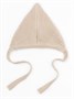 Шапка детская вязаная Amarobaby Pure Love Elf, демисезонная, бежевый AB-OD22-PLEl16/03-38