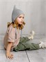 Шапка детская вязаная Amarobaby Pure Love Elf, демисезонная, серый AB-OD22-PLEl16/11-38