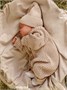Шапка детская вязаная Amarobaby Pure Love Tot, демисезонная, бежевая AB-OD22-PLT16/03-38