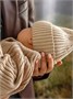 Шапка детская вязаная Amarobaby Pure Love Tot, демисезонная, бежевая AB-OD22-PLT16/03-38