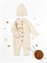 Шапка детская вязаная Amarobaby Pure Love Tot, демисезонная, молочный AB-OD22-PLT16/33-38