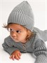 Шапка детская вязаная Amarobaby Pure Love Tot, демисезонная, серый AB-OD22-PLT16/11-38