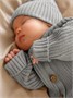 Шапка детская вязаная Amarobaby Pure Love Tot, демисезонная, серый AB-OD22-PLT16/11-38