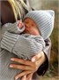 Шапка детская вязаная Amarobaby Pure Love Tot, демисезонная, серый AB-OD22-PLT16/11-38