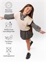 Жилет для девочки Amarobaby KNIT, молочный AB-OD21-KNIT10/33-122