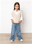 Жилет для девочки Amarobaby KNIT, молочный AB-OD21-KNIT10/33-122
