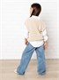 Жилет для девочки Amarobaby KNIT, молочный AB-OD21-KNIT10/33-122