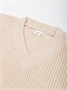 Жилет для девочки Amarobaby KNIT, молочный AB-OD21-KNIT10/33-122